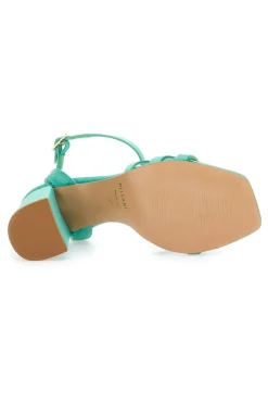 Sandali con tacco 2333 Menta-PITTARELLO ELITE Discount