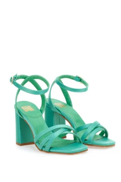 Sandali con tacco 2333 Menta-PITTARELLO ELITE Discount