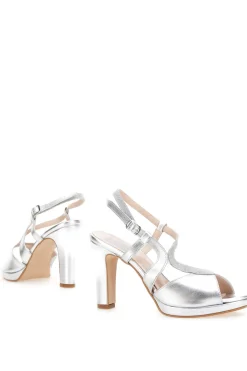Sandali con tacco 4580 Argento-PITTARELLO LOVE Hot