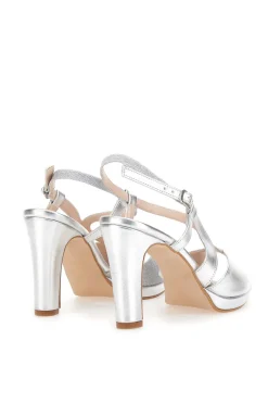 Sandali con tacco 4580 Argento-PITTARELLO LOVE Hot