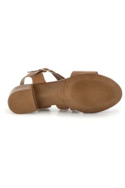 Sandali cuoio in vera pelle con cinturini e fibbia 243050-PITTARELLO LOOK Outlet