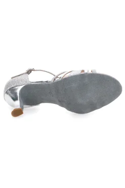 Sandali da Ballo Argento Con Strass 1460404-MON DIEU Sale