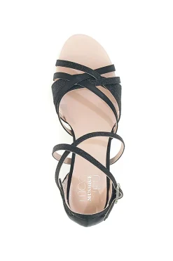 Sandali Da Ballo Neri Con Suola In Pelle 1460503-MON DIEU Clearance