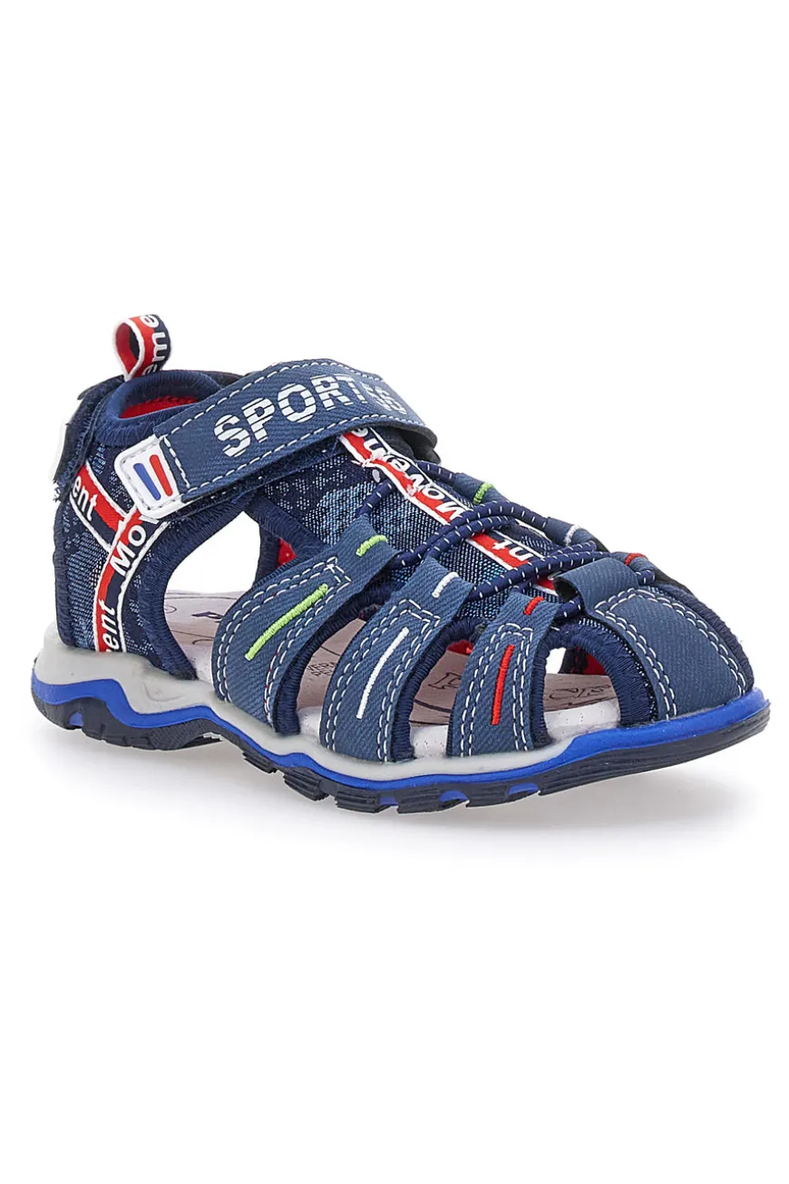 Sandali Fisherman Blu Con Strappo In Velcro Pitt Kids 14116