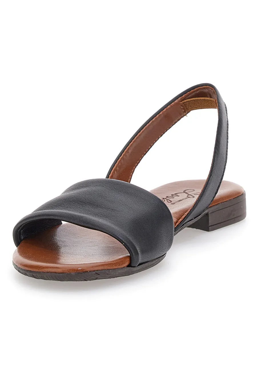 Sandali Flat Neri In Pelle 225140-PITTARELLO LOOK Best