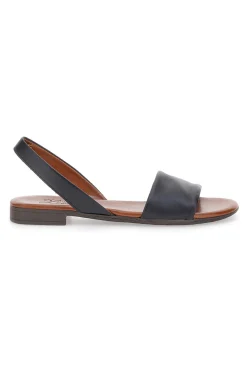 Sandali Flat Neri In Pelle 225140-PITTARELLO LOOK Best