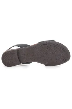 Sandali Flat Neri In Pelle 225140-PITTARELLO LOOK Best