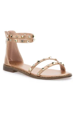 Sandali Flat Oro Rosa Con Borchie Me & Me 2535-ME u0026 ME Hot
