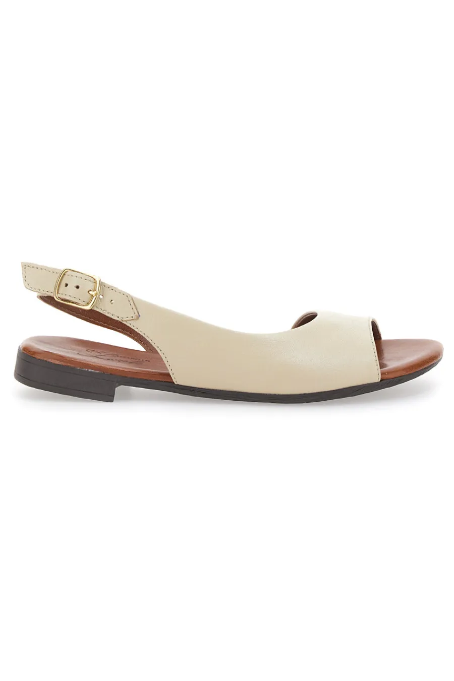 Sandali Flat Sand In Vera Pelle 225110-PITTARELLO LOOK Best
