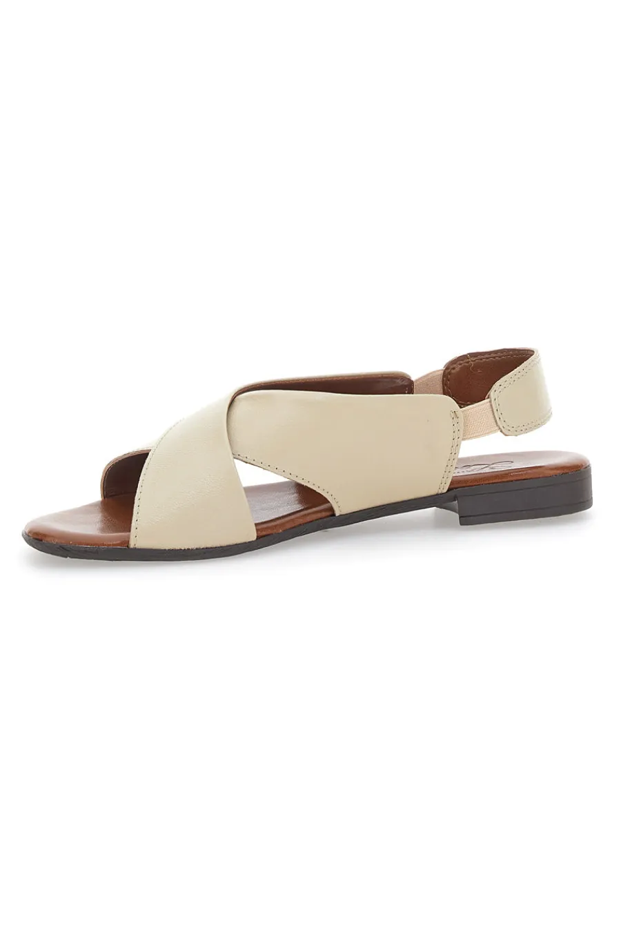 Sandali Flat Sand In Vera Pelle 225435-PITTARELLO LOOK