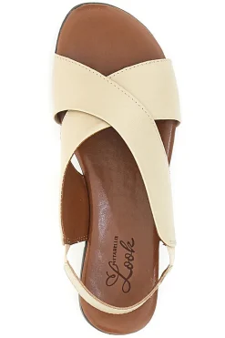Sandali Flat Sand In Vera Pelle 225435-PITTARELLO LOOK