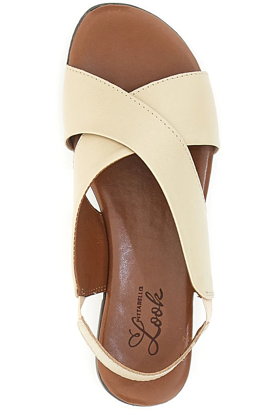 Sandali Flat Sand In Vera Pelle 225435-PITTARELLO LOOK