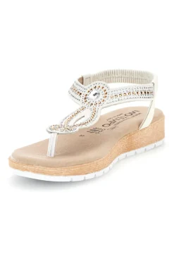 Sandali ghiaccio infradito con strass LR263703-MIO TEMPO Clearance