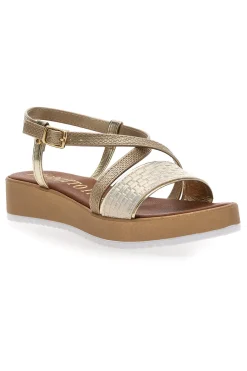 Sandali Gold Estivi Made in Italy 4161-MIO TEMPO Sale