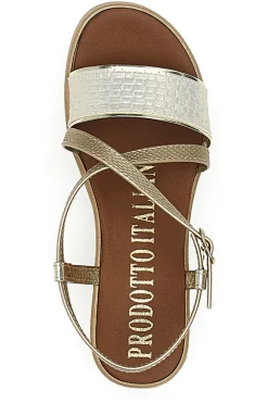 Sandali Gold Estivi Made in Italy 4161-MIO TEMPO Sale