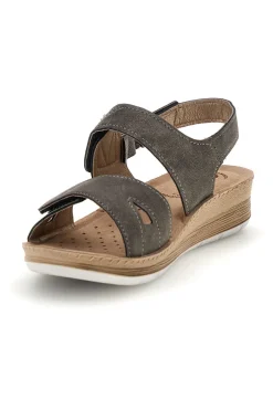 Sandali grigi con plantare anatomico 66 FC-INBLU Discount
