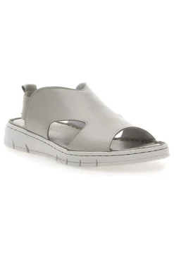 Sandali Grigio con Elastico E Tomaia in Pelle Incrociata 3324926-PITTARELLO FOCUS Sale