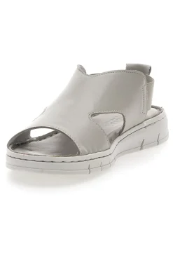 Sandali Grigio con Elastico E Tomaia in Pelle Incrociata 3324926-PITTARELLO FOCUS Sale