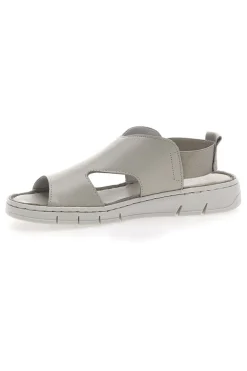 Sandali Grigio con Elastico E Tomaia in Pelle Incrociata 3324926-PITTARELLO FOCUS Sale