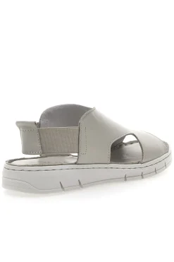 Sandali Grigio con Elastico E Tomaia in Pelle Incrociata 3324926-PITTARELLO FOCUS Sale