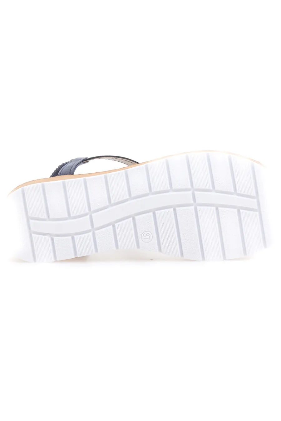 Sandali infradito blu con strass LR253421-MIO TEMPO Online