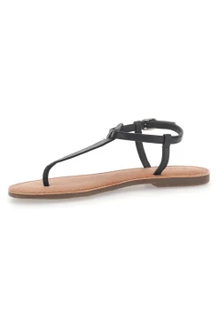 Sandali infradito neri con nodo decorativo 95103-CAFÈ COST Online