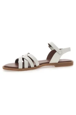 Sandali in vera pelle intrecciati con cinturino alla caviglia DS02-PITTARELLO SUN Outlet
