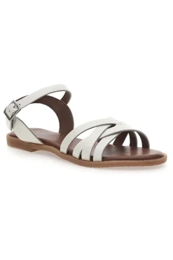 Sandali in vera pelle intrecciati con cinturino alla caviglia DS02-PITTARELLO SUN Outlet
