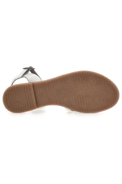 Sandali in vera pelle intrecciati con cinturino alla caviglia DS02-PITTARELLO SUN Outlet