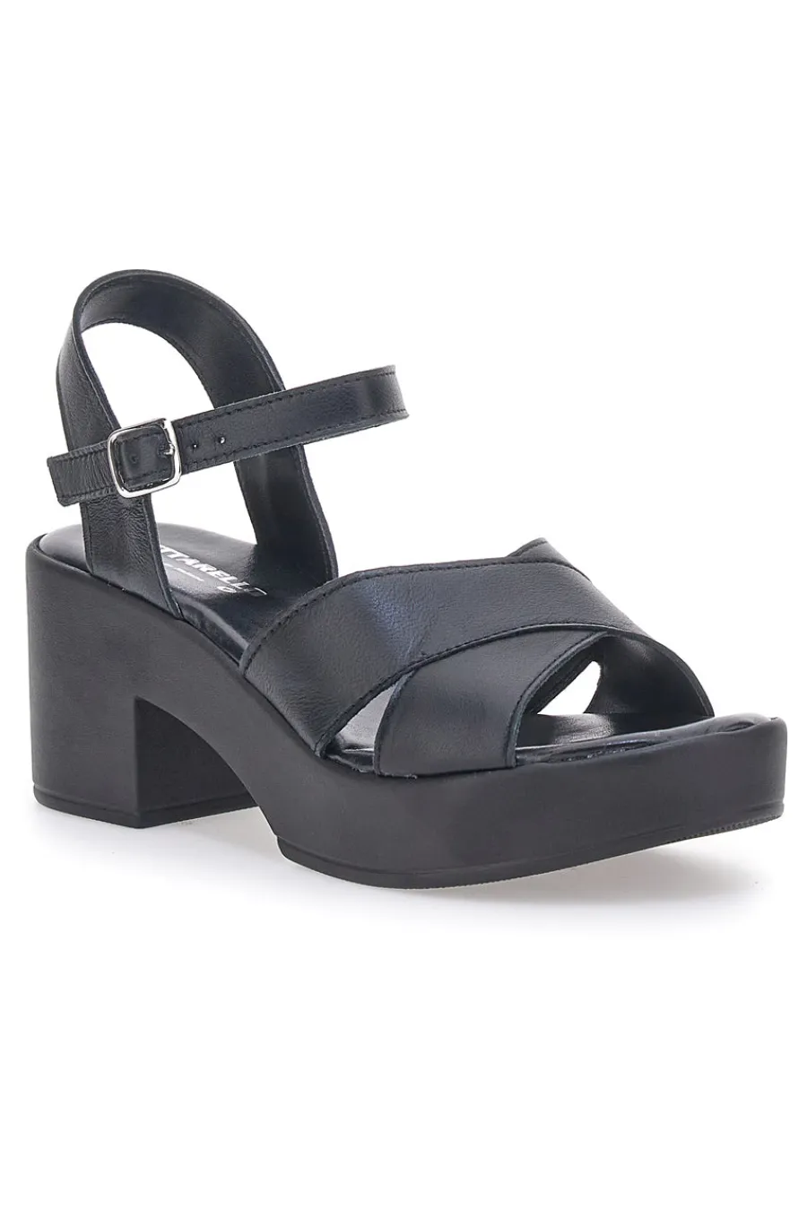 Sandali in vera pelle neri PITT.LOVE 315671082-PITTARELLO LOVE Hot