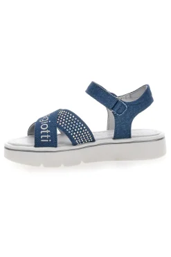 Sandali Jeans Con Strass e Brillantini Laura Biagiotti 9045
