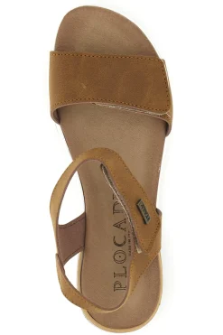 Sandali marroni con cinturini regolabili 272429-PLOCADI Outlet