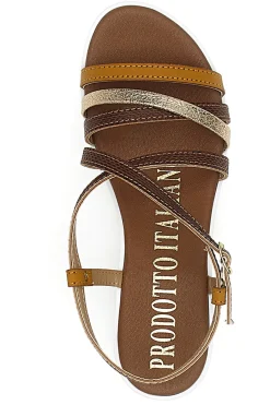 Sandali Marroni con Cinturino 8103-MIO TEMPO Sale