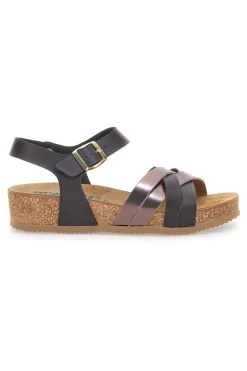 Sandali Marroni con fasce incrociate 293A850SR-PITTARELLO ECO Discount