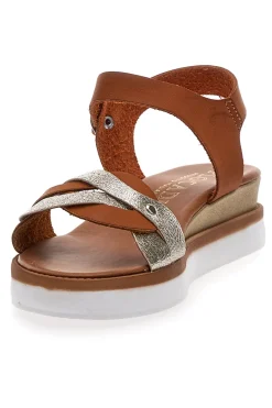 Sandali Marroni Con Platform 4,5 Cm 30017-PLOCADI New
