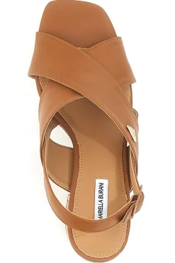 Sandali Marroni Con Tacco a Blocco 51210-MARIELLA BURANI Online