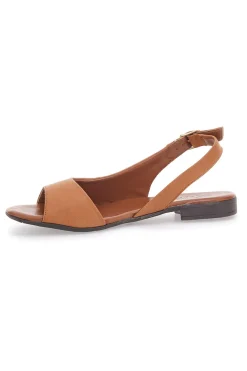 Sandali Marroni con Tomaia in Pelle e Tacco Basso 225110-PITTARELLO LOOK Sale