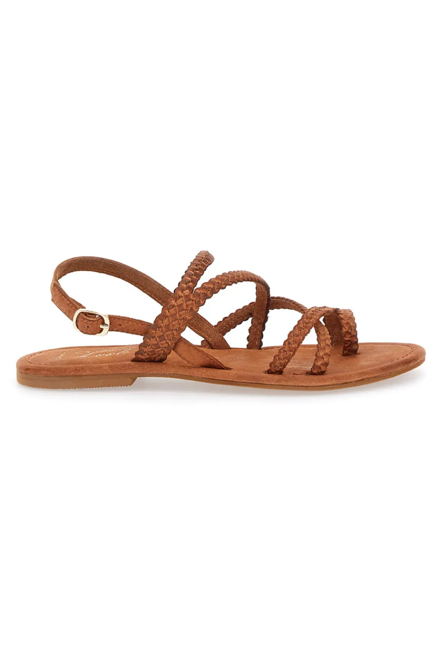 Sandali Marroni Flat In Vera Pelle 5024-PITTARELLO LOOK Best