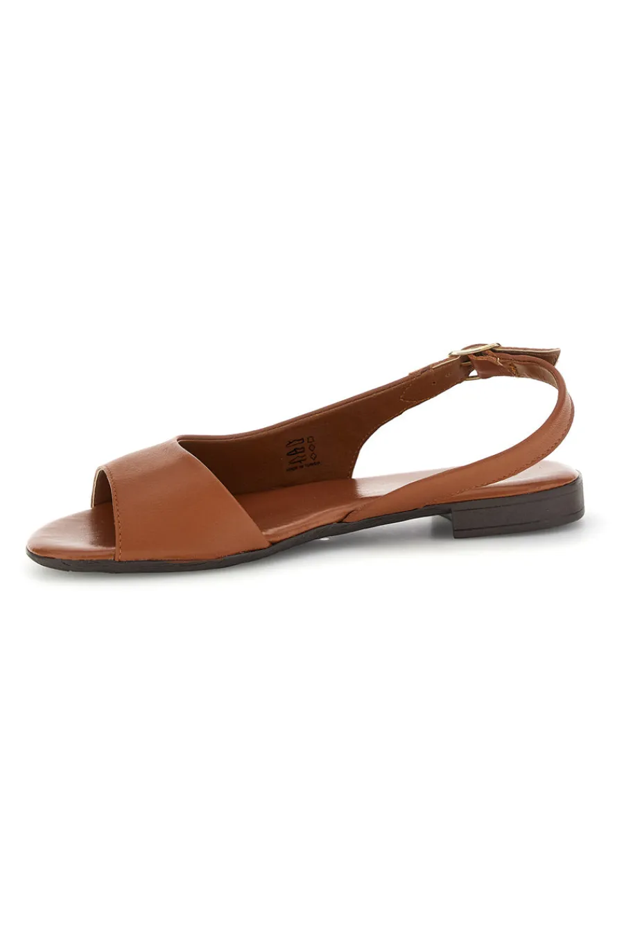Sandali marroni in pelle con cinturino 225110-PITTARELLO LOOK Outlet