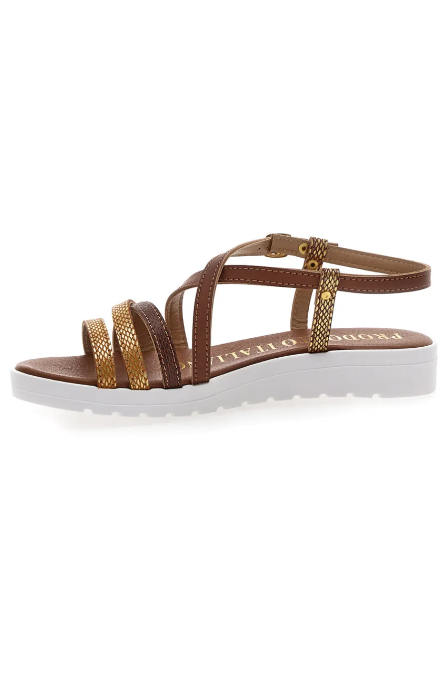Sandali Marroni Multy Listini Made in Italy 8103-MIO TEMPO Outlet