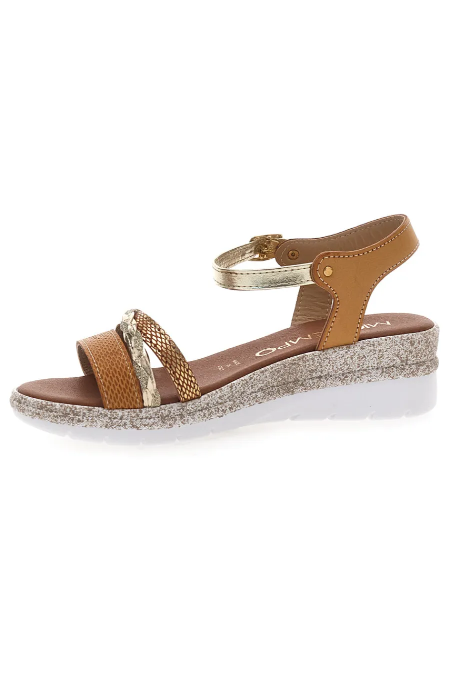 Sandali Marroni con Platform 2495-MIO TEMPO Outlet