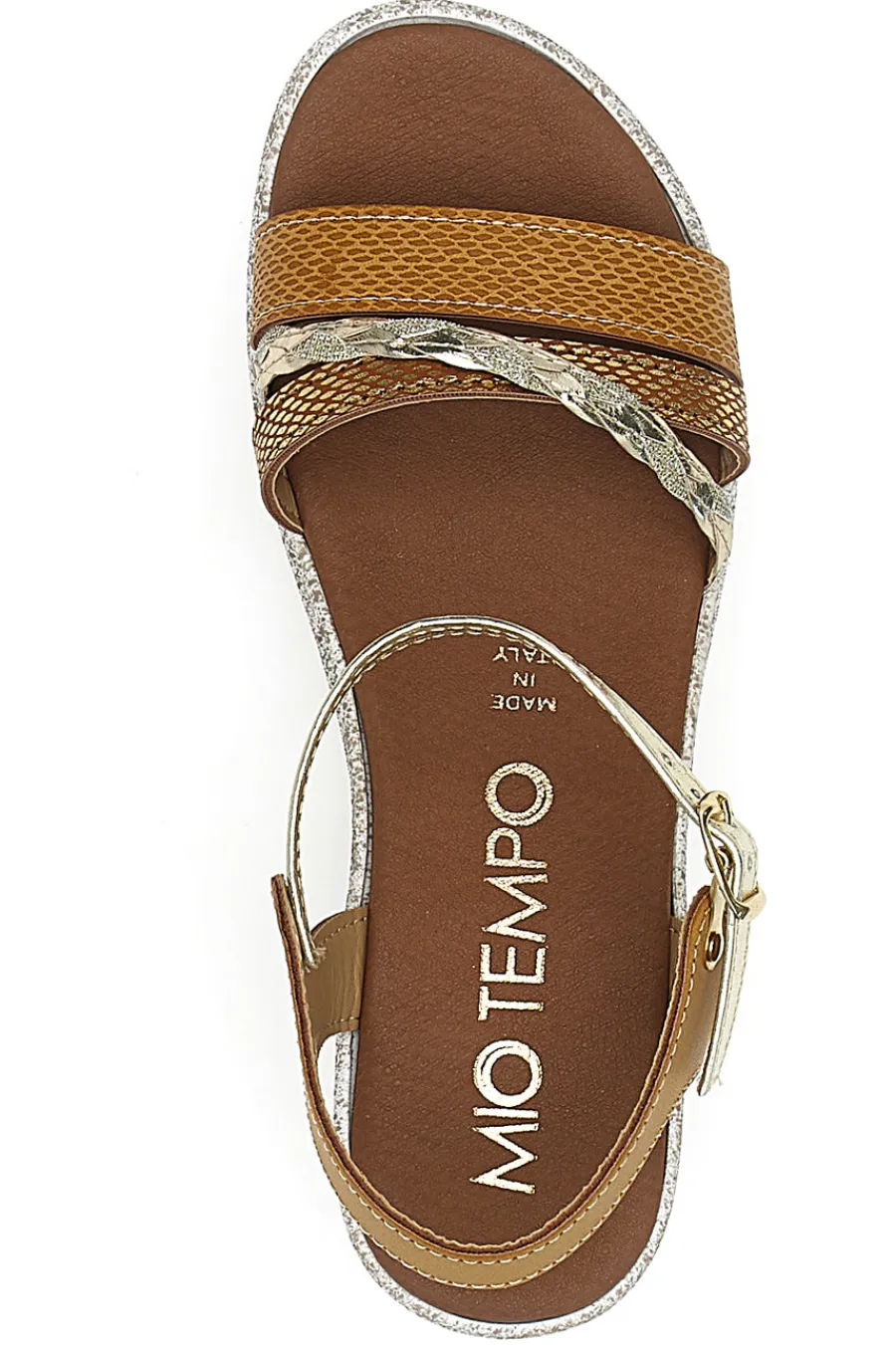 Sandali Marroni con Platform 2495-MIO TEMPO Outlet