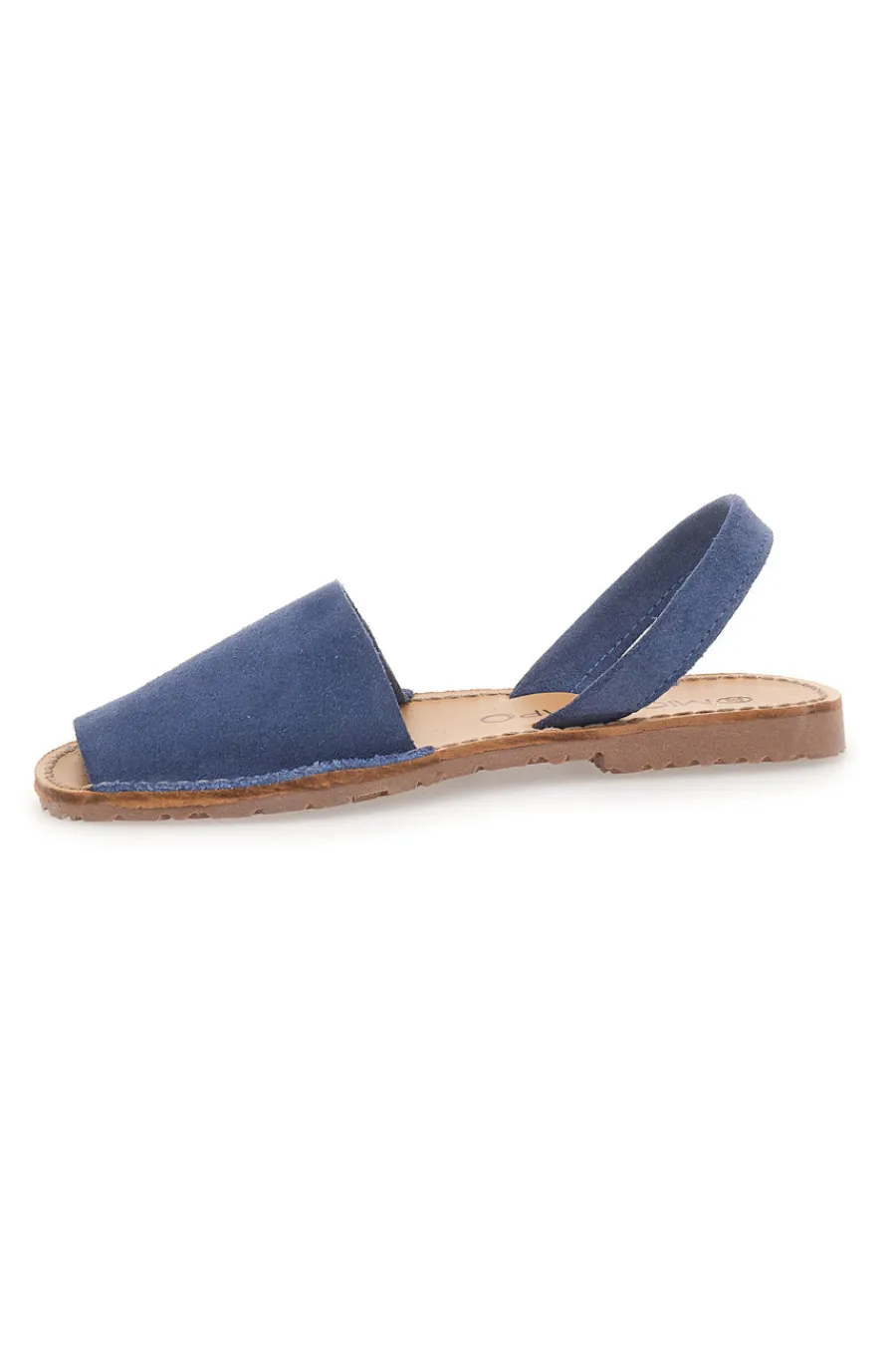 Sandali menorquina blu in tessuto 35-MIO TEMPO Discount