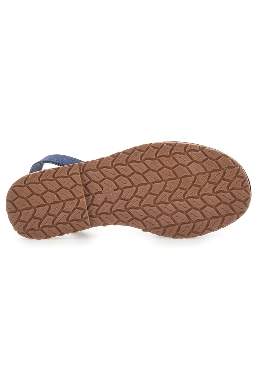 Sandali menorquina blu in tessuto 35-MIO TEMPO Discount