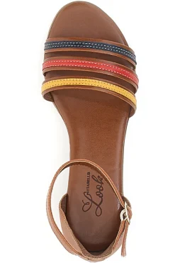Sandali Multicolor in Vera Pelle 243130-PITTARELLO LOOK New
