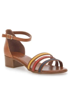Sandali Multicolor in Vera Pelle 243130-PITTARELLO LOOK New