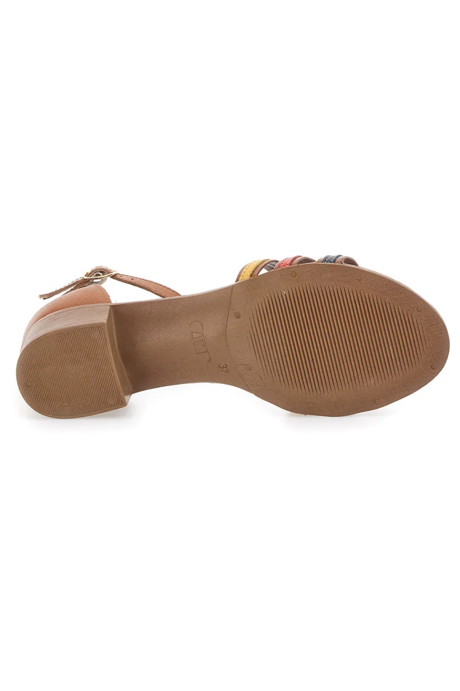 Sandali Multicolor in Vera Pelle 243130-PITTARELLO LOOK New