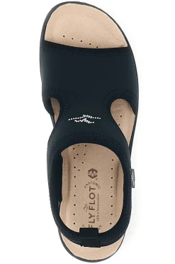 Sandali neri anatomici anti-shock 90550E71LA-FLY FLOT Sale