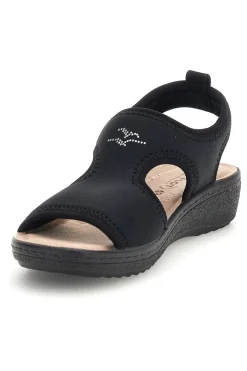 Sandali neri anatomici anti-shock 90550E71LA-FLY FLOT Sale