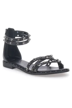 Sandali Neri con Borchie e Cerniera Posteriore ME & ME 662-ME u0026 ME Best
